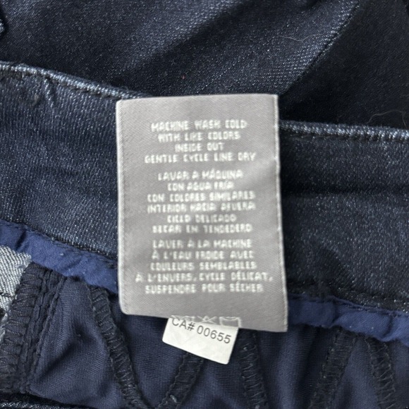 Melissa McCarthy x Seven 7 Jeans Womens 8 Blue Crop Jean Skinny Dark Wash Casual - Picture 7 of 7